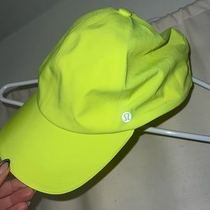 Lululemon Running hat Neon Yellow